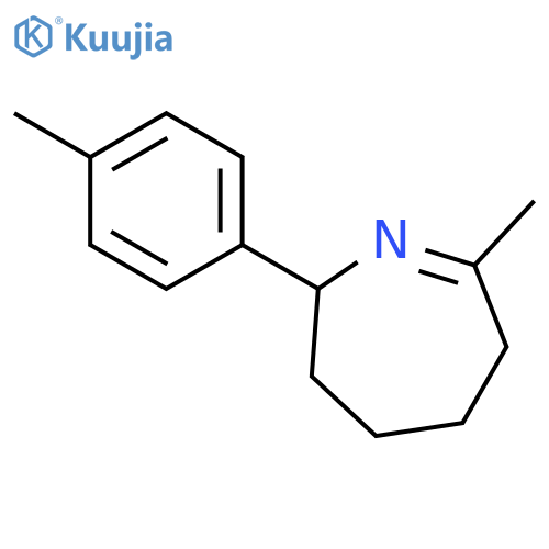 2H-AZEPINE, 3,4,5,6-TETRAHYDRO-7-METHYL-2-(4-METHYLPHENYL)- structure