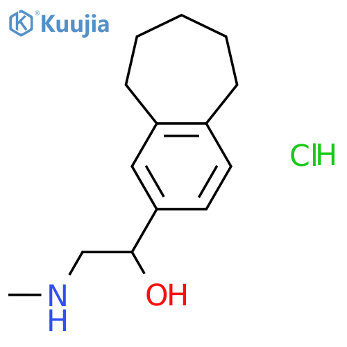5H-Benzocycloheptene-2-methanol, 6,7,8,9-tetrahydro-alpha-((methylamino)methyl)-, hydrochloride structure