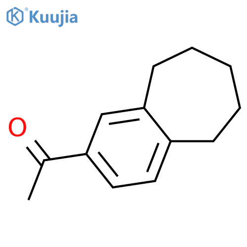 1-(6,7,8,9-tetrahydro-5H-benzo[7]annulen-3-yl)ethanone structure