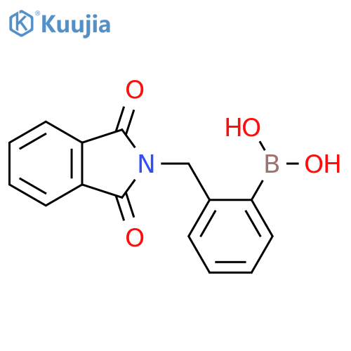 Boronic acid, [2-[(1,3-dihydro-1,3-dioxo-2H-isoindol-2-yl)methyl]phenyl]- (9CI) structure