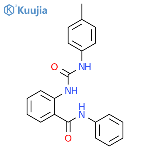 2-({[(4-methylphenyl)amino]carbonyl}amino)-N-phenylbenzamide structure