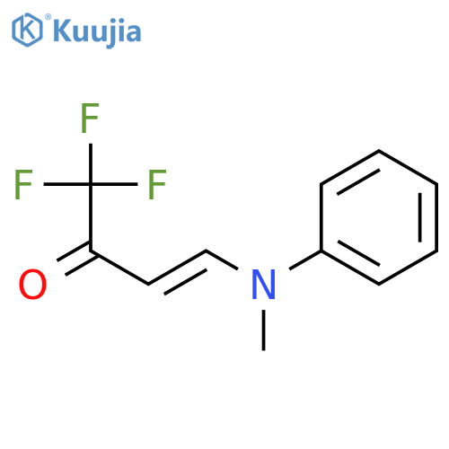 3-BUTEN-2-ONE, 1,1,1-TRIFLUORO-4-(METHYLPHENYLAMINO)-, (3E)- structure