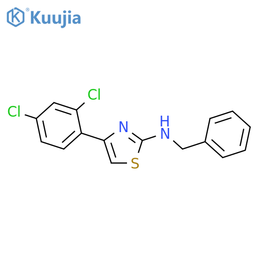 Benzyl-[4-(2,4-dichloro-phenyl)-thiazol-2-yl]-amine structure
