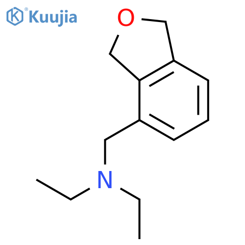 4-ISOBENZOFURANMETHANAMINE, N,N-DIETHYL-1,3-DIHYDRO- structure