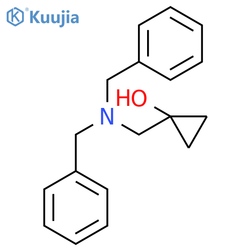 1-[(dibenzylamino)methyl]cyclopropan-1-ol structure