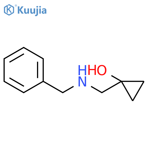 Cyclopropanol, 1-[[(phenylmethyl)amino]methyl]- structure