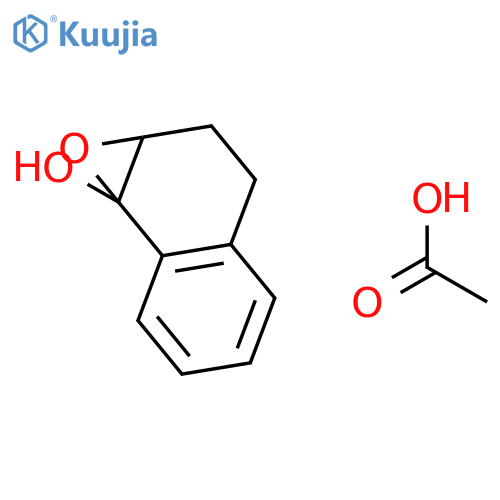 Naphth[1,2-b]oxiren-7b(1aH)-ol, 2,3-dihydro-, acetate structure