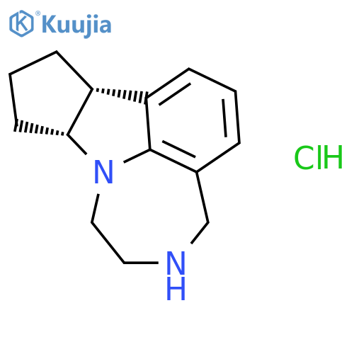 (7bR,10aR)-2,3,4,7B,8,9,10,10a-Octahydro-1H-cyclopenta[b][1,4]diazepino[6,7,1-hi]indole hydrochloride structure