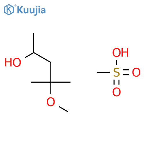 2-PENTANOL, 4-METHOXY-4-METHYL-, METHANESULFONATE structure