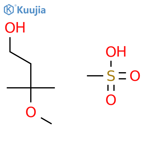1-BUTANOL, 3-METHOXY-3-METHYL-, METHANESULFONATE structure