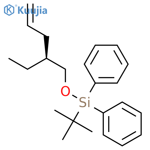 SILANE, (1,1-DIMETHYLETHYL)[[(2S)-2-ETHYL-4-PENTENYL]OXY]DIPHENYL- structure