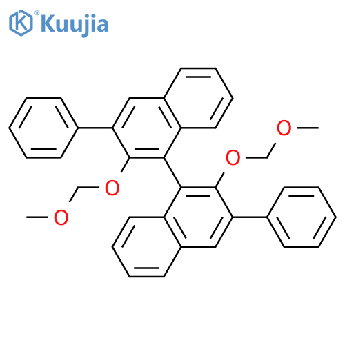 2-(Methoxymethoxy)-1-[2-(methoxymethoxy)-3-phenylnaphthalen-1-yl]-3-phenylnaphthalene structure