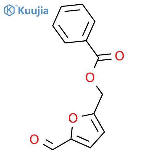 2-Furancarboxaldehyde, 5-[(benzoyloxy)methyl]- structure