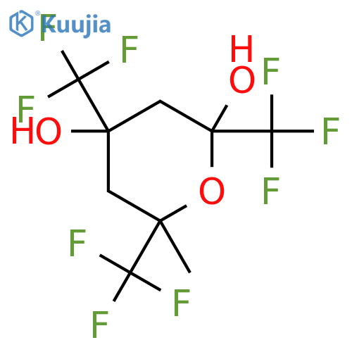 6-Methyl-2,4,6-tris(trifluoromethyl)tetrahydropyran-2,4-diol structure