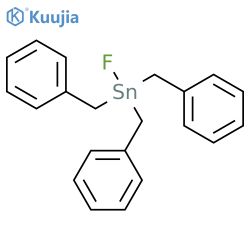 Stannane,fluorotris(phenylmethyl)- structure