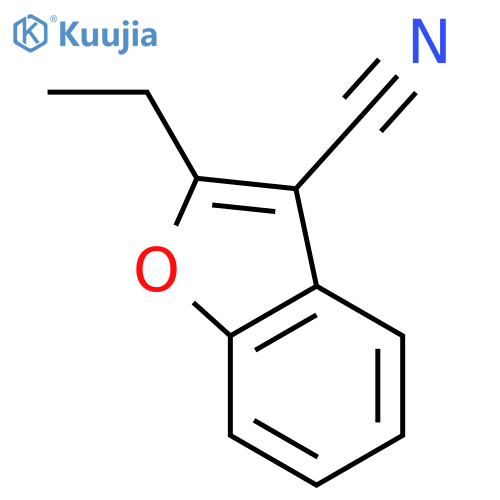 2-ethyl-1-benzofuran-3-carbonitrile structure