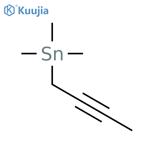 STANNANE, 2-BUTYNYLTRIMETHYL- structure