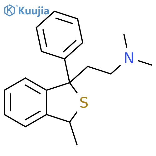 Benzo[c]thiophene-1-ethanamine, 1,3-dihydro-N,N,3-trimethyl-1-phenyl- structure
