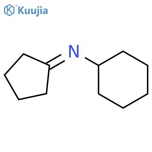 Cyclohexanamine, N-cyclopentylidene- structure