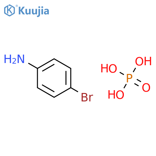 4-Bromoaniline;phosphoric acid structure