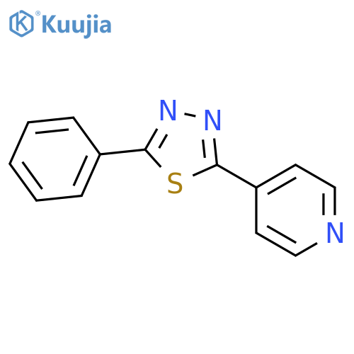 4-(5-phenyl-1,3,4-thiadiazol-2-yl)pyridine structure