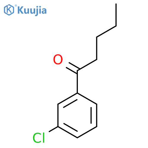 1-(3-Chlorophenyl)pentan-1-one structure