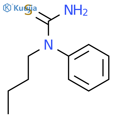 Thiourea,N-butyl-N-phenyl- structure