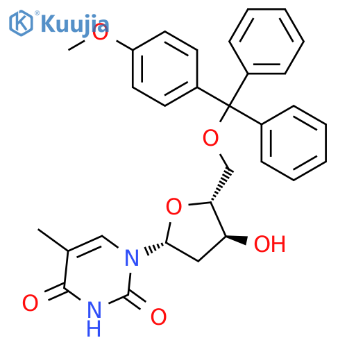 Thymidine; 5'-(4-Methoxytrityl) structure