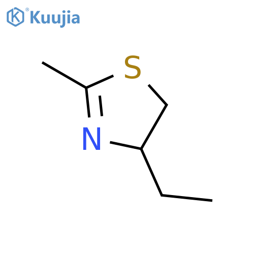 Thiazole,4-ethyl-4,5-dihydro-2-methyl- structure