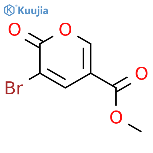 methyl 5-bromo-6-oxo-pyran-3-carboxylate structure