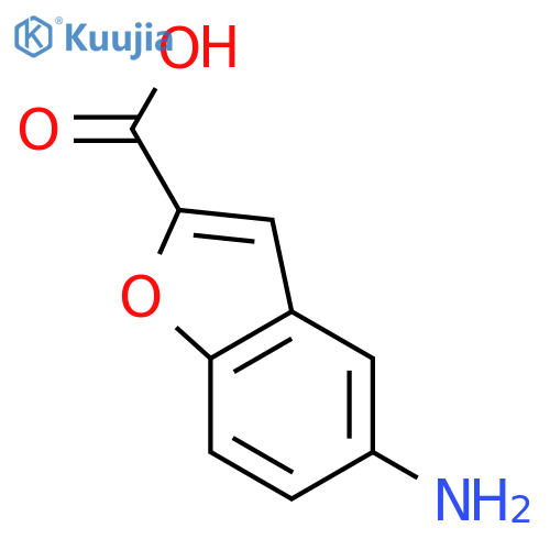 5-Aminobenzofuran-2-carboxylic acid structure