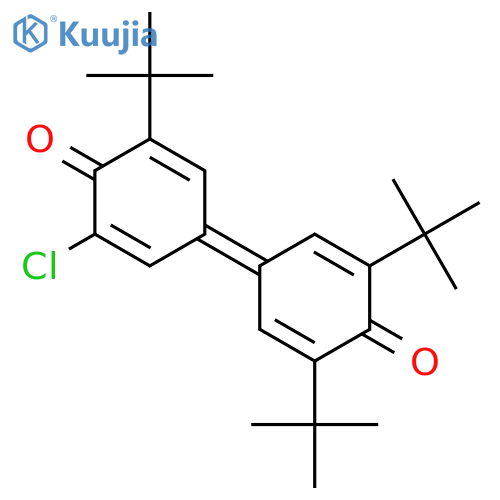 3-Chloro-3',5,5'-tri-tert-butyldiphenoquinon structure