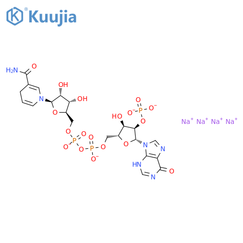 Nicotinamide hypoxanthine dinucleotide phosphate reducedtetrasodiumsalt structure