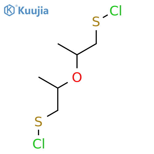 1-PROPANESULFENYL CHLORIDE, 2,2'-OXYBIS- structure