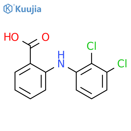 2-(2,3-dichlorophenyl)aminobenzoic acid structure