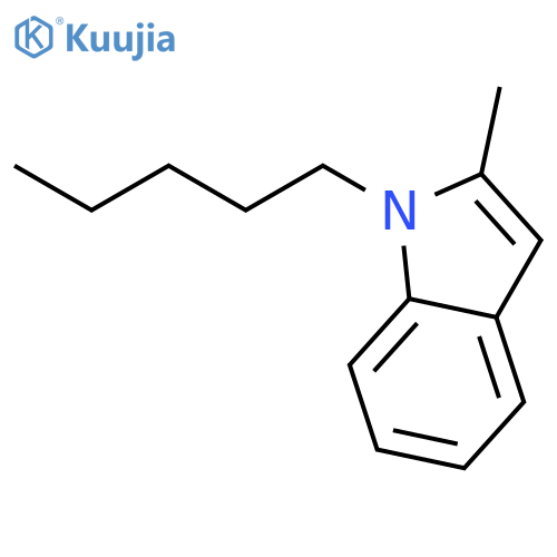 2-Methyl-1-pentylindole structure