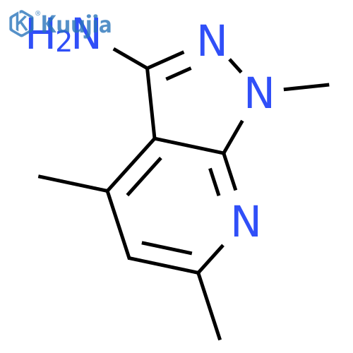 1,4,6-Trimethyl-1H-pyrazolo[3,4-b]pyridin-3-amine structure
