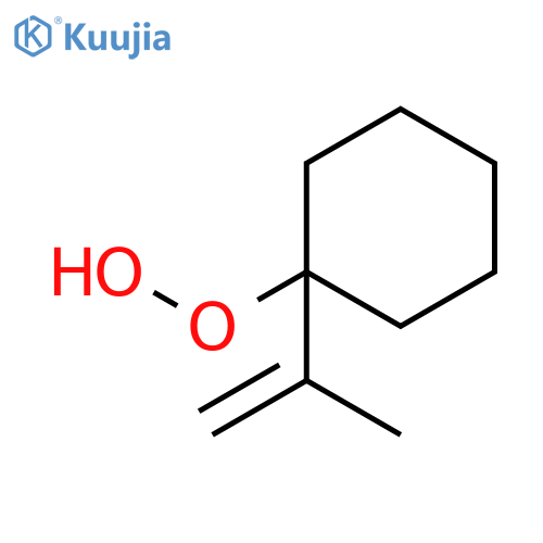 Hydroperoxide, 1-(1-methylethenyl)cyclohexyl structure