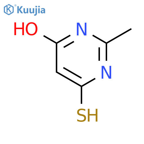 6-Mercapto-2-methylpyrimidin-4-ol structure