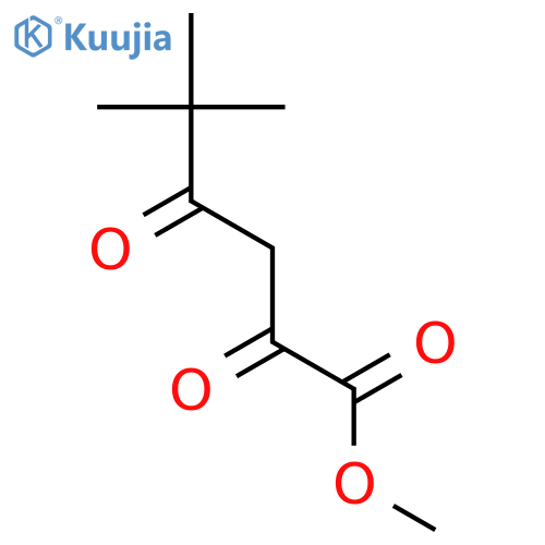 Methyl 5,5-dimethyl-2,4-dioxohexanoate structure