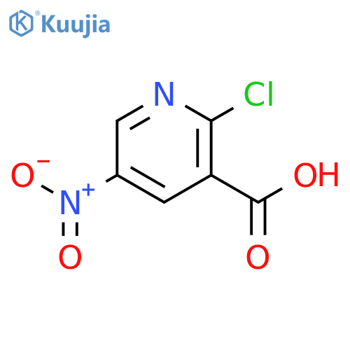 2-chloro-5-nitropyridine-3-carboxylic acid structure