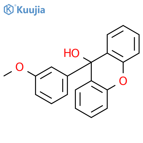 9H-XANTHEN-9-OL, 9-(3-METHOXYPHENYL)- structure