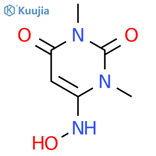 1,3-Dimethyl-6-hydroxylaminouracil structure