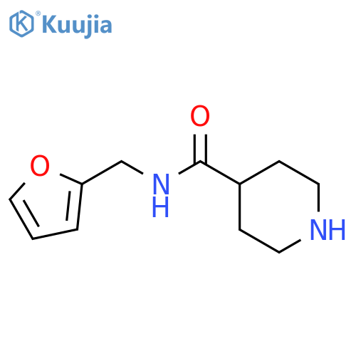 N-(2-furylmethyl)piperidine-4-carboxamide structure