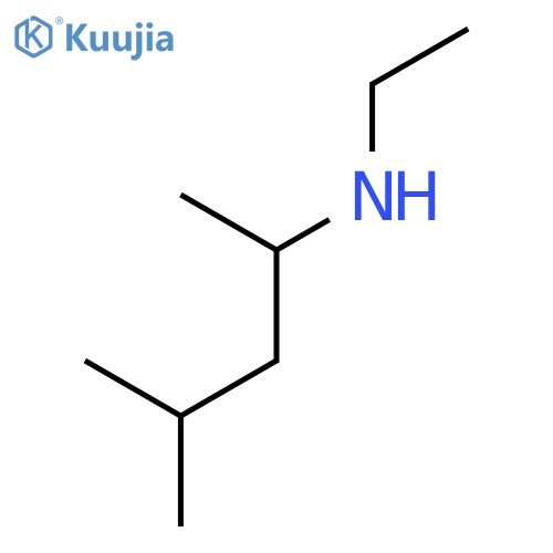 N-ethyl-1-amino-1,3-dimethylbutane structure