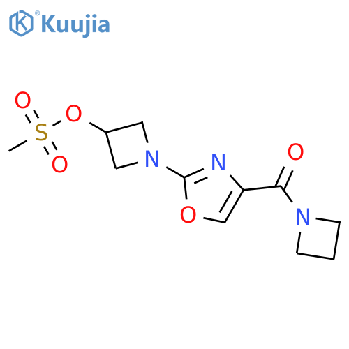Methanone, 1-azetidinyl[2-[3-[(methylsulfonyl)oxy]-1-azetidinyl]-4-oxazolyl]- structure
