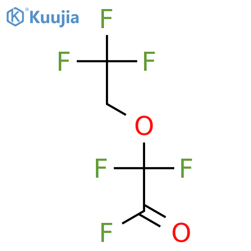 Acetyl fluoride, difluoro(2,2,2-trifluoroethoxy)- structure