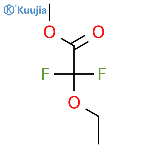 Acetic acid, ethoxydifluoro-, methyl ester structure