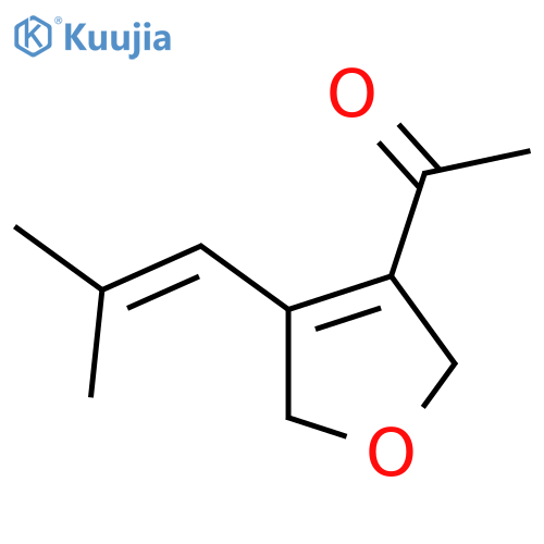 Ethanone, 1-[2,5-dihydro-4-(2-methyl-1-propenyl)-3-furanyl]-(9ci) structure