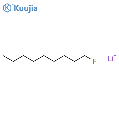 Lithium(1+), (1-fluorononane)- structure